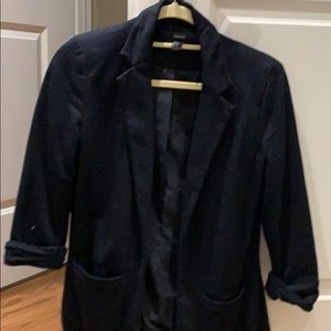 Black 3/4 sleeve blazer